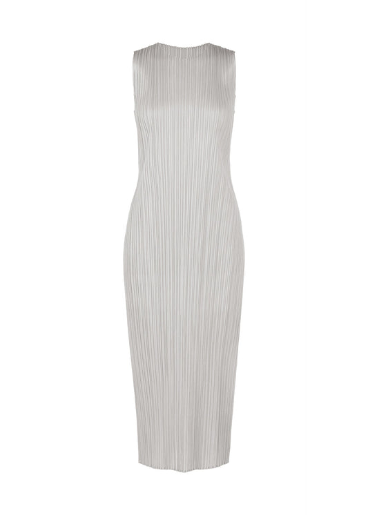 LUCID PLEATS, Women's Dress, Gray
