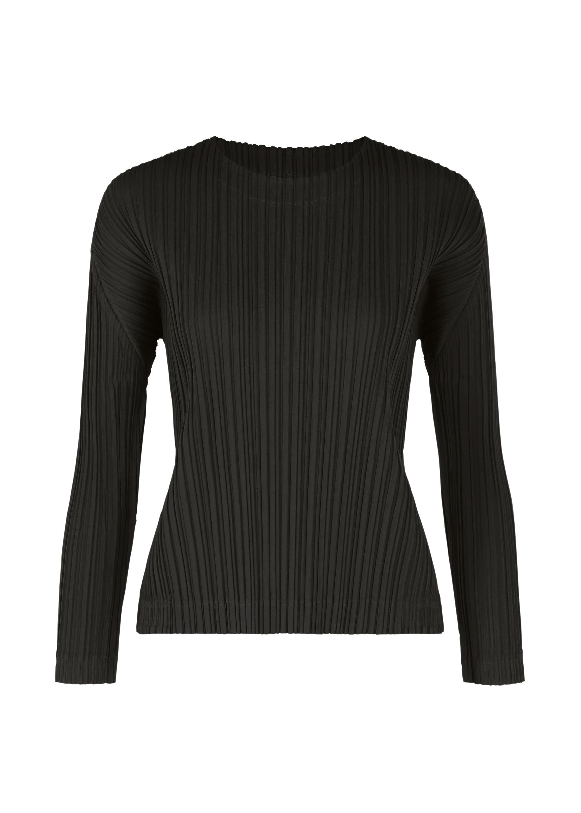 Zoomed view Wool Plaats, Women's Tops, Black - BLACK （no.15）