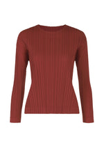 WOOL PLEATS - BROWN RED （no.45）