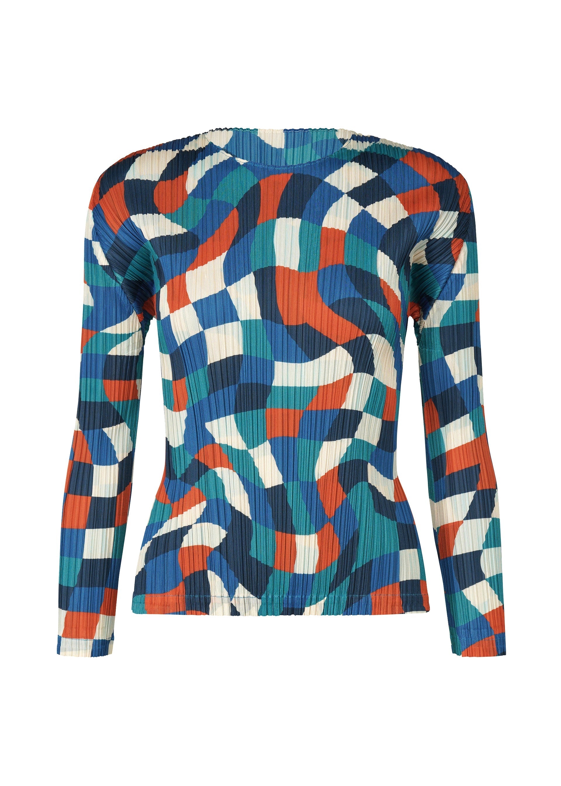 Zoomed view DANCING SQUARE, Women's Tops, Blue - BLUE （no.72）
