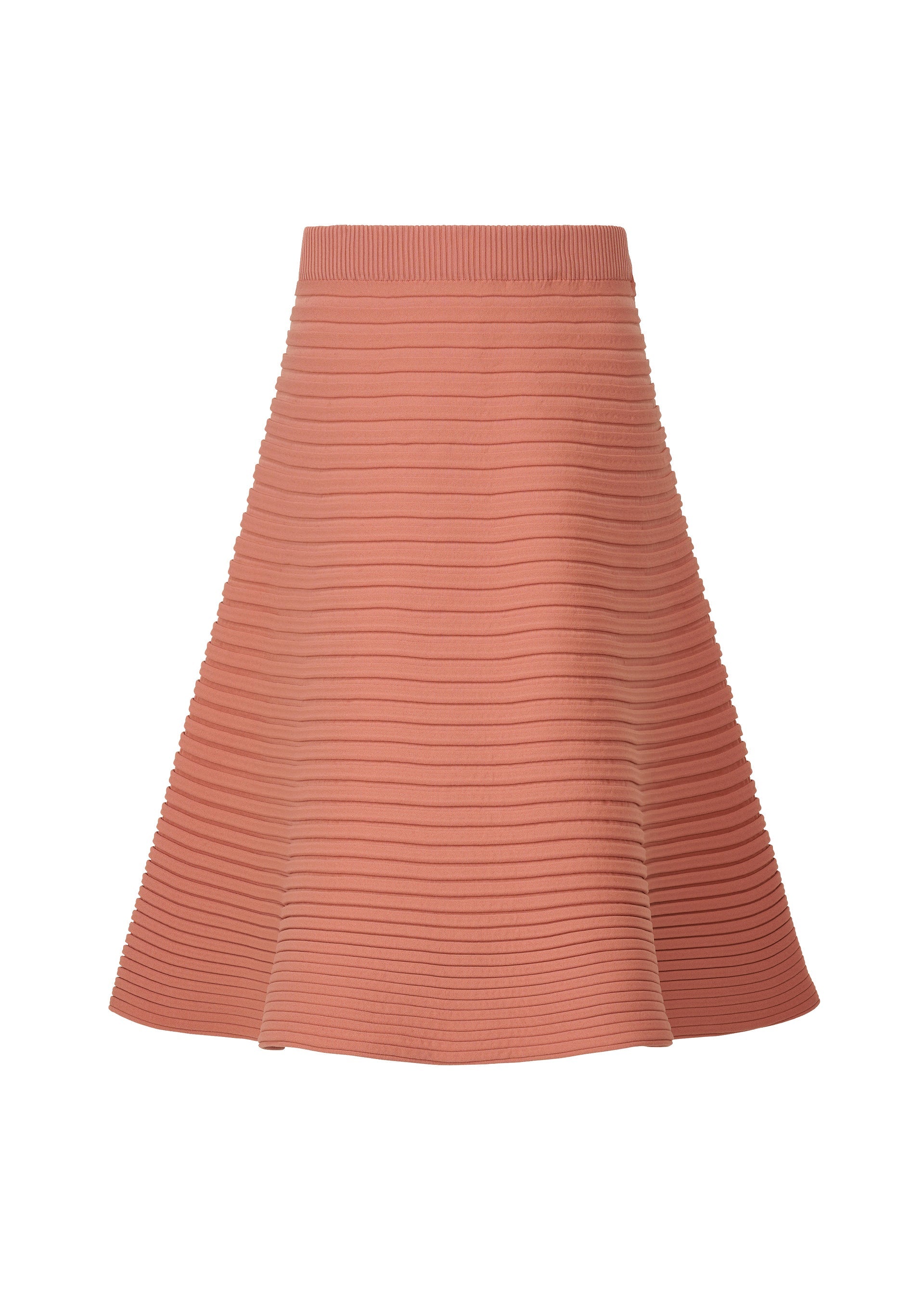 Zoomed view BOUNCE KNIT, Women's Skirt, Red - CORAL PINK （no.29）