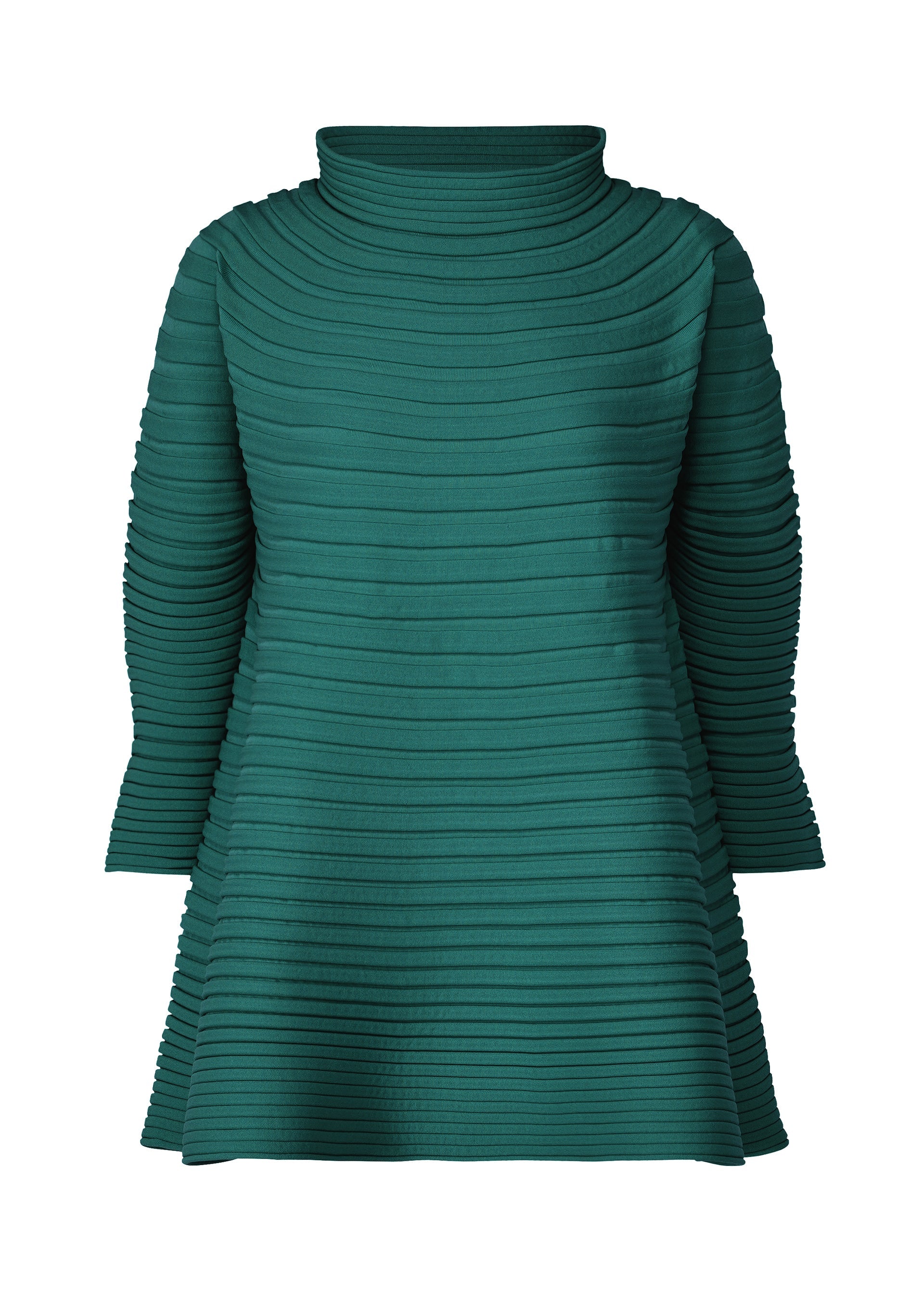 Zoomed view BOUNCE KNIT - TURQUOISE GREEN （no.61）