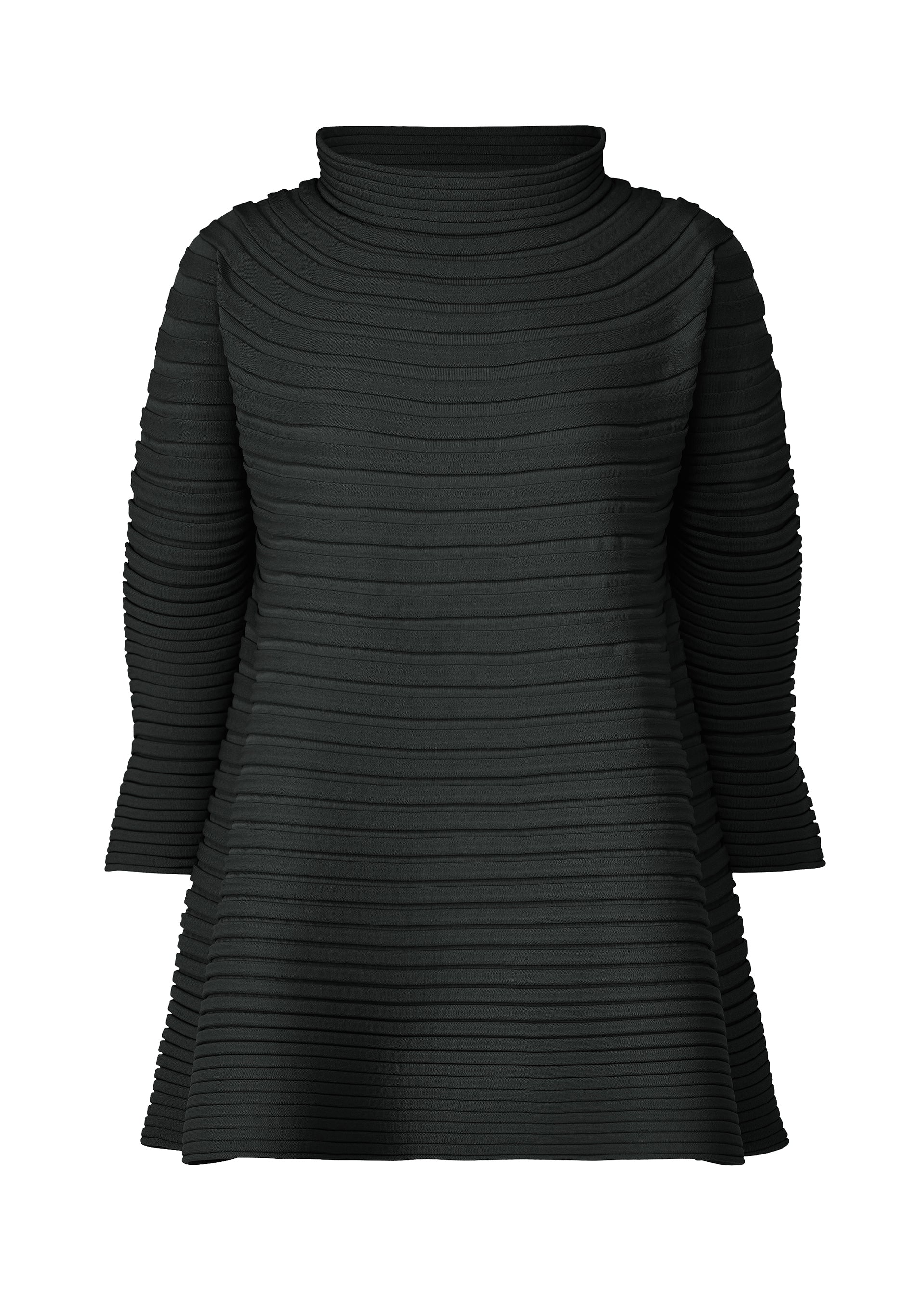 Zoomed view BOUNCE KNIT - DARK GREEN （no.67）