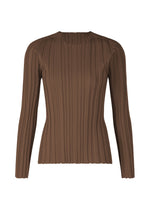 RIB KNIT - BROWN （no.44）