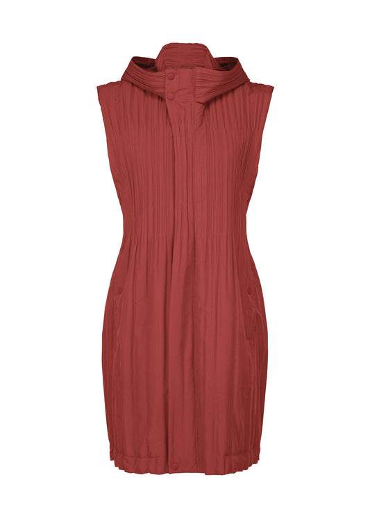 PADDED PLEATS COAT view 1