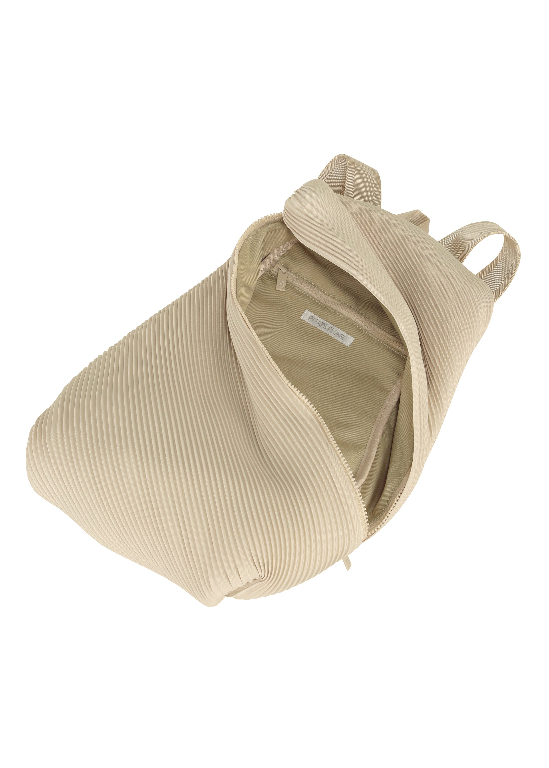 BIAS PLEATS BACKPACK