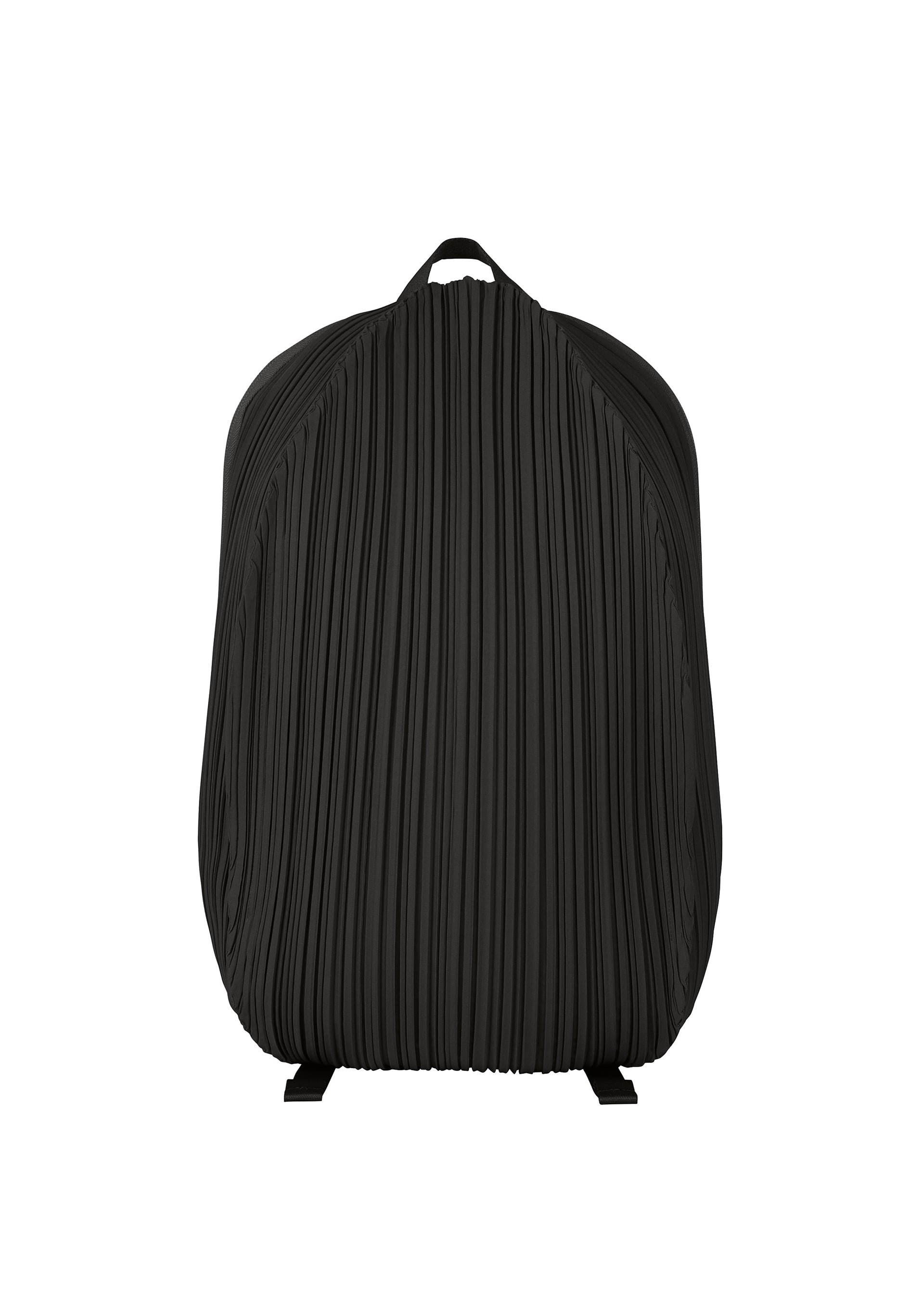 OVAL PLEATS BACKPACK, Bags & Wallets Backpack, Black