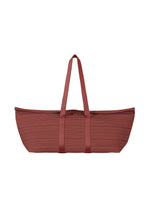 PLEATS BOSTON BAG - BROWN RED （no.45）