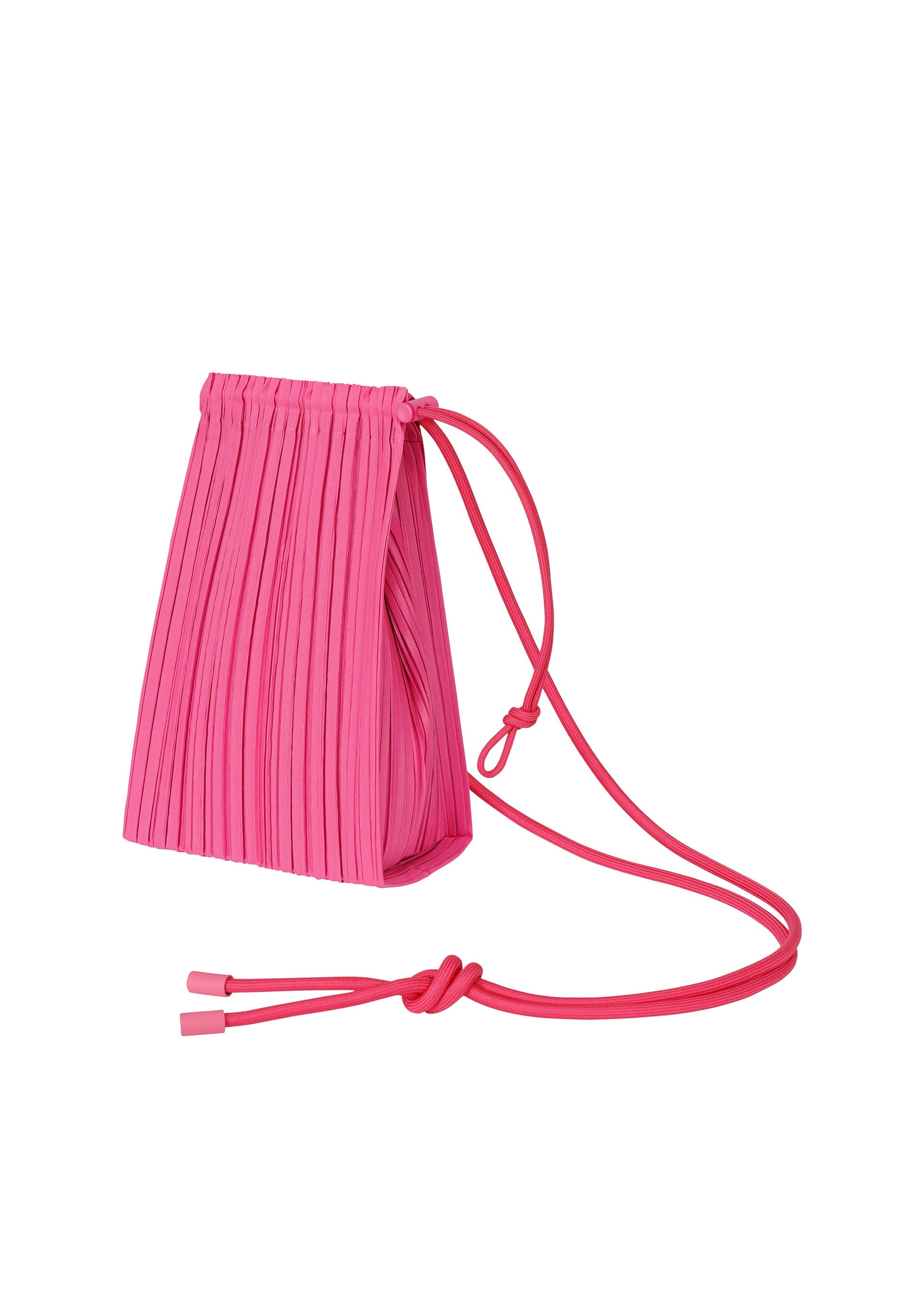 Zoomed view DEWDROP PLEATS BAG - PINK （no.22）