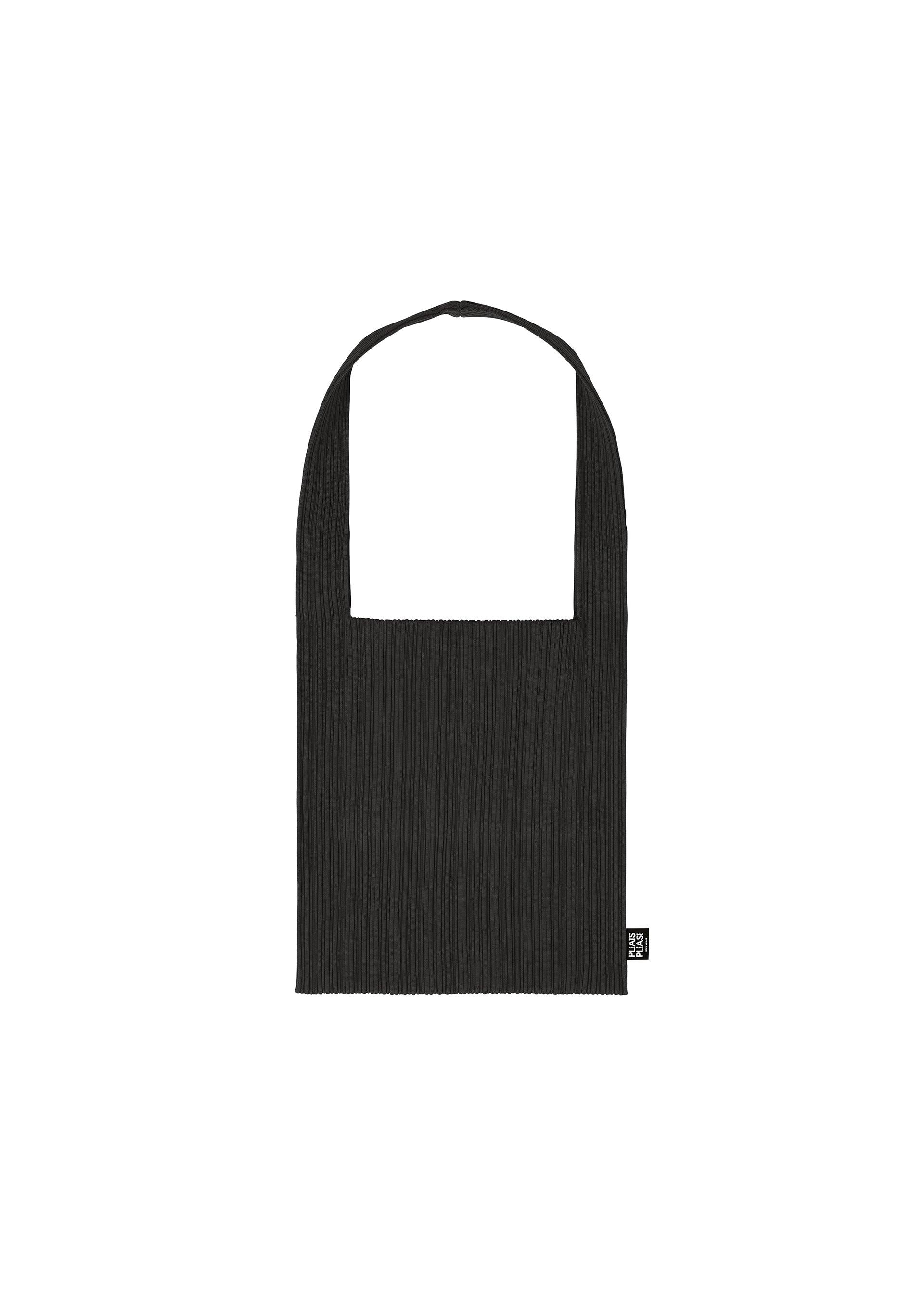 Zoomed view CREPE KNIT BAG, Bags & Wallets_Tote Bag, Black - BLACK （no.15）