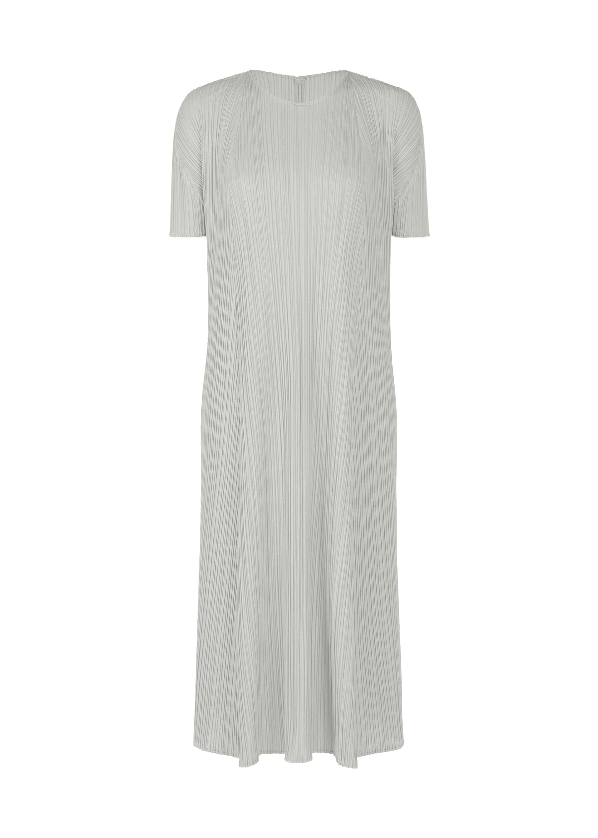 MELLOW PLEATS, Women's Dress, Gray view 1 of 8