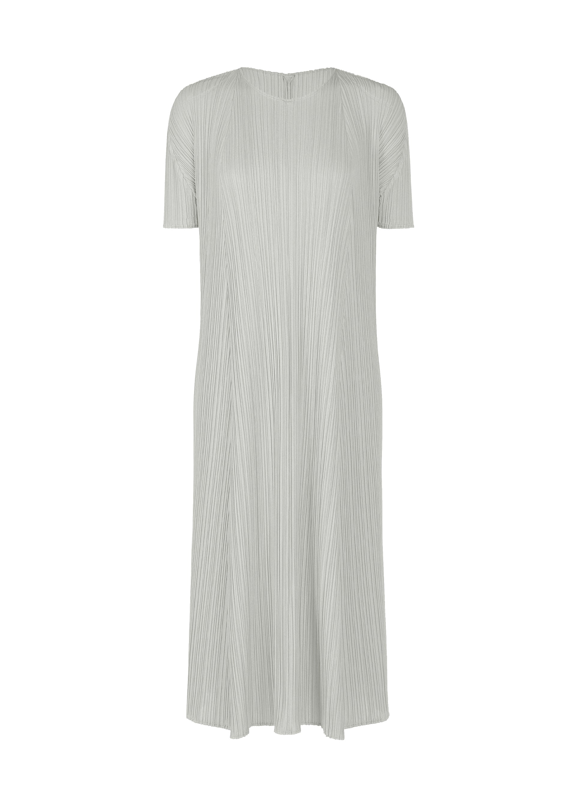 Zoomed view MELLOW PLEATS, Women's Dress, Gray - COOL GRAY （no.11）