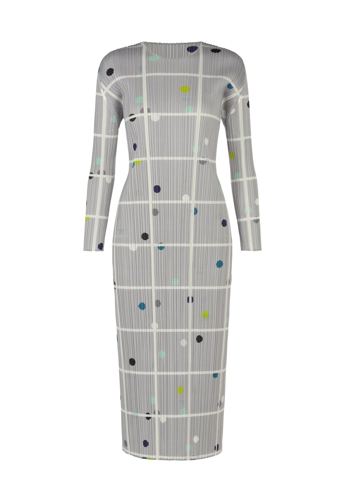CROSSING DOTS, Women's Dress, Gray view 1 of 7