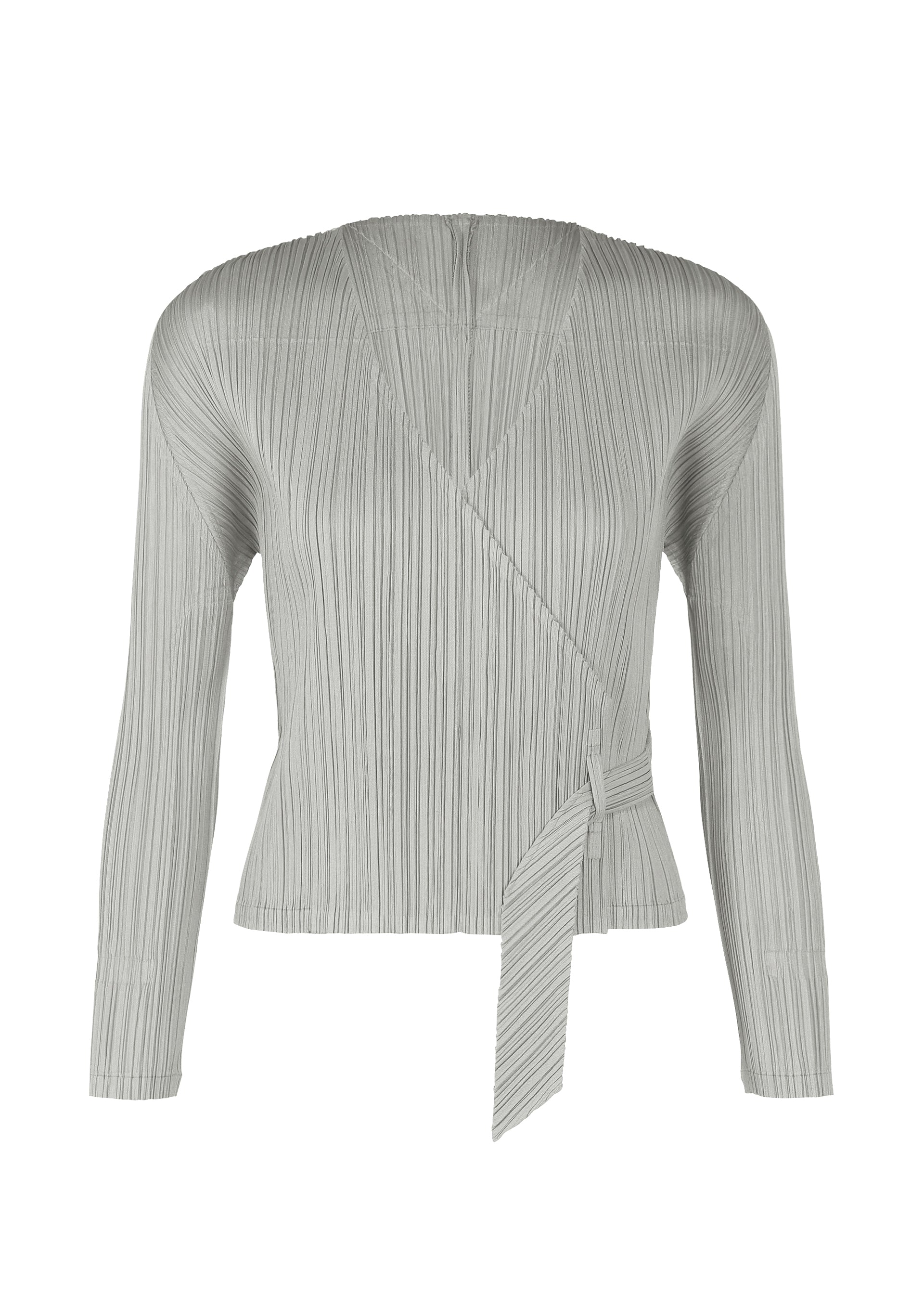 Zoomed view FACADE, Women's Cardigan, Gray - LIGHT GRAY （no.10）