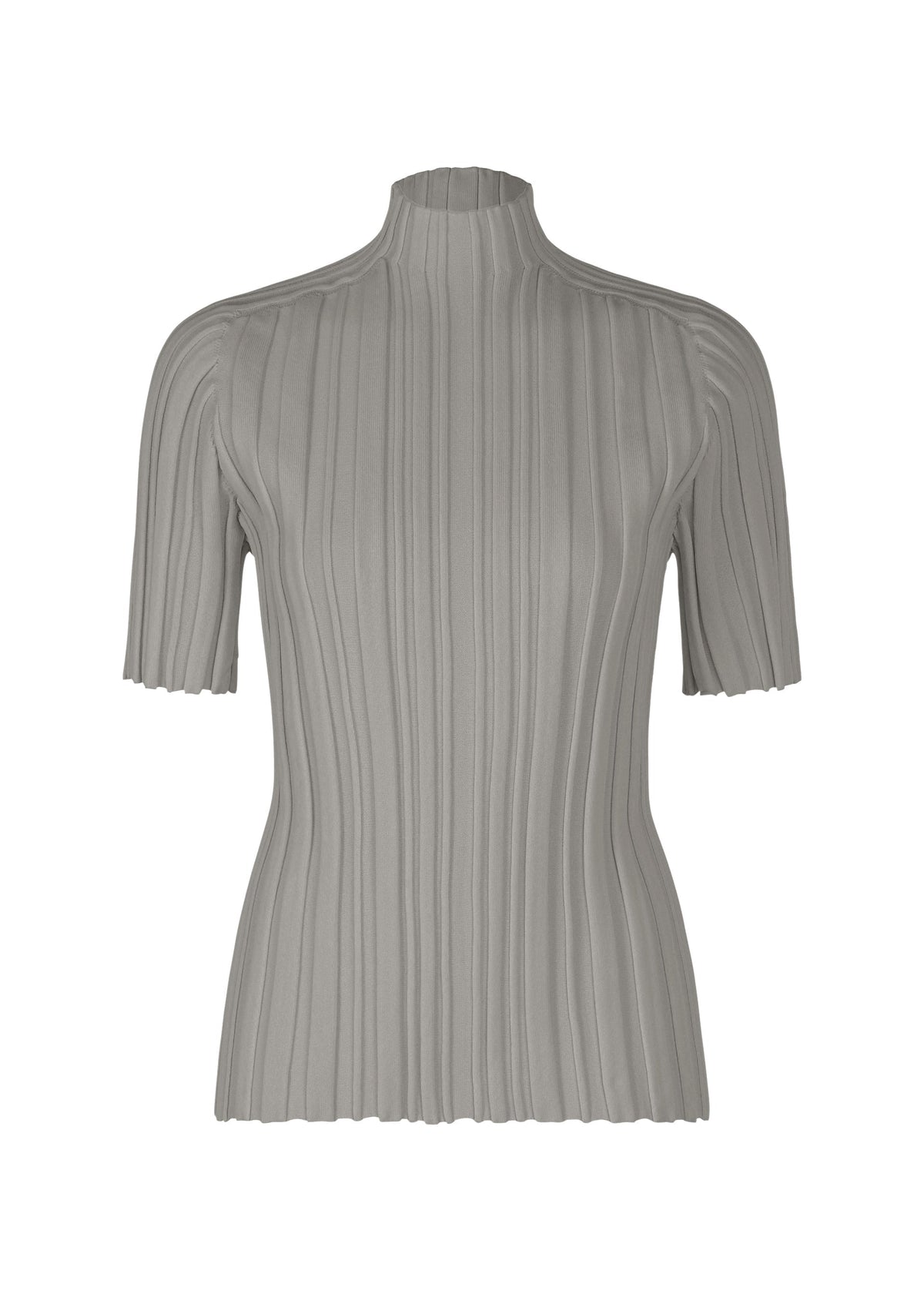 RIB KNIT, women's knit, gray view 1 of 7