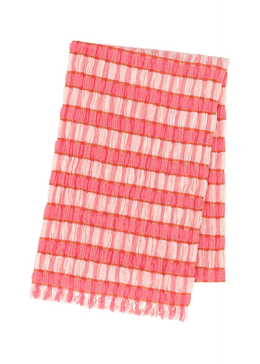 COTTON CHECK SCARF view 1